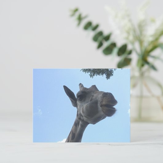 Giraffe Briefkaart (Staand voorkant)