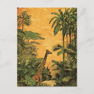 Giraffe  briefkaart