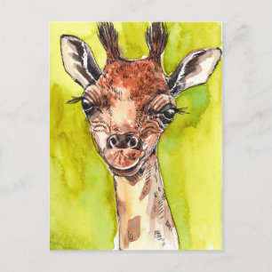 Giraffe Briefkaart
