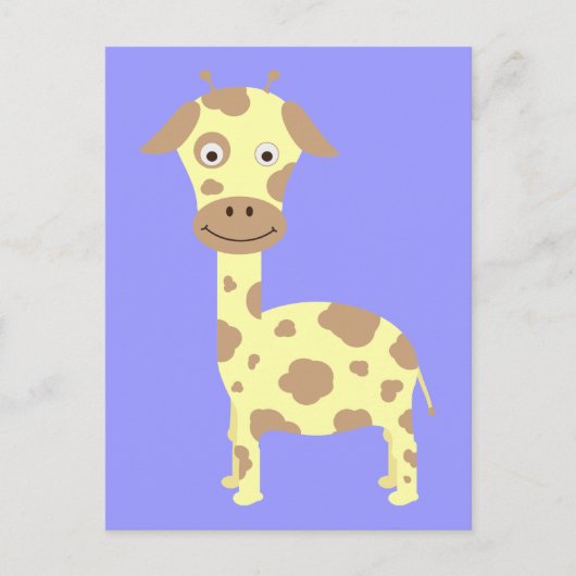 Giraffe Briefkaart (Voorkant)