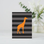 giraffe briefkaart (Staand voorkant)