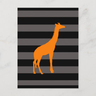 giraffe briefkaart