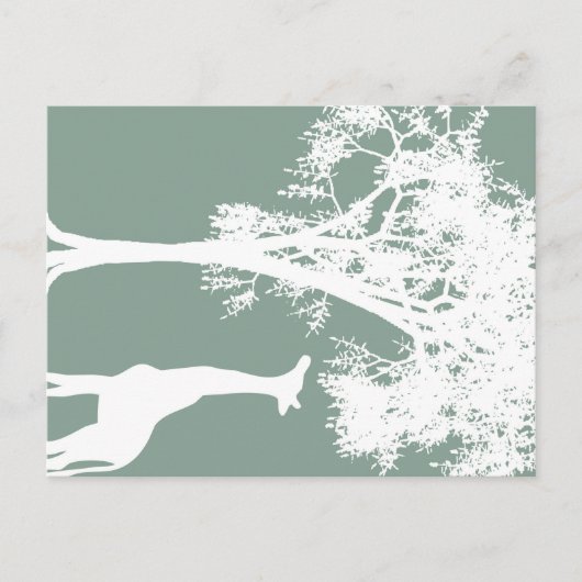 Giraffe Briefkaart (Voorkant)