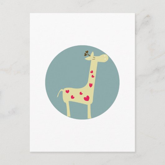 Giraffe Briefkaart (Voorkant)