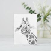 Giraffe Briefkaart (Staand voorkant)