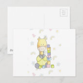 Giraffe Briefkaart (Voorkant / Achterkant)