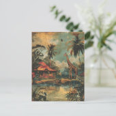 Giraffe briefkaart (Staand voorkant)