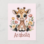Giraffe Briefkaart (Voorkant)