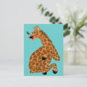 Giraffe Briefkaart (Staand voorkant)