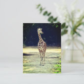 Giraffe Briefkaart (Staand voorkant)