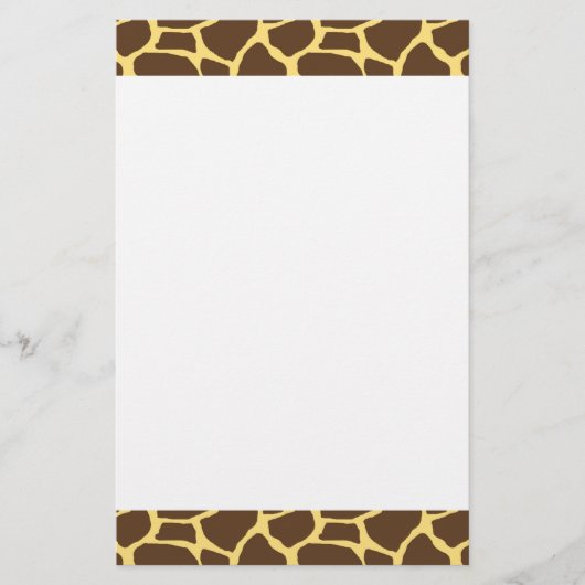 Giraffe Briefpapier (Voorkant)