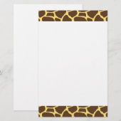 Giraffe Briefpapier (Voorkant / Achterkant)