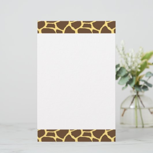 Giraffe Briefpapier (Staand voorkant)