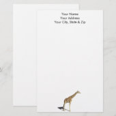 Giraffe Briefpapier (Voorkant / Achterkant)