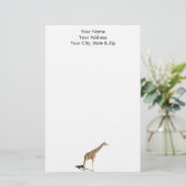 Giraffe Briefpapier (Staand voorkant)
