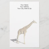Giraffe Briefpapier (Voorkant)