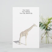 Giraffe Briefpapier (Staand voorkant)