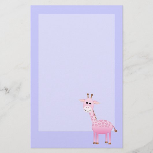 Giraffe Briefpapier (Voorkant)