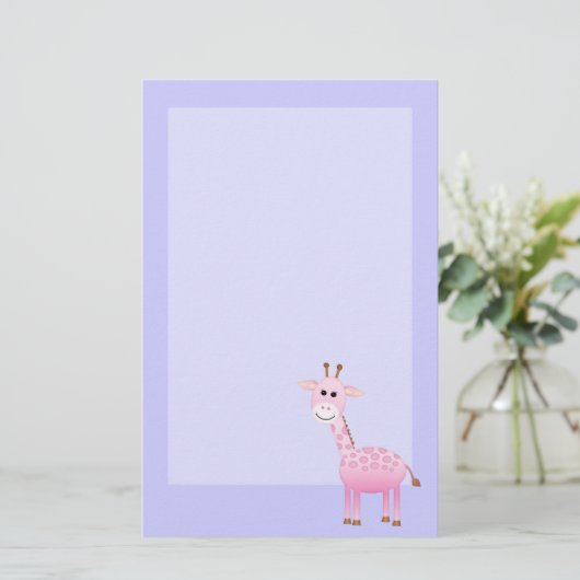 Giraffe Briefpapier (Staand voorkant)