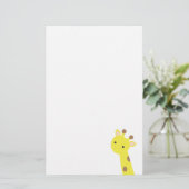 Giraffe Briefpapier (Staand voorkant)