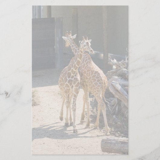 giraffe briefpapier (Voorkant)
