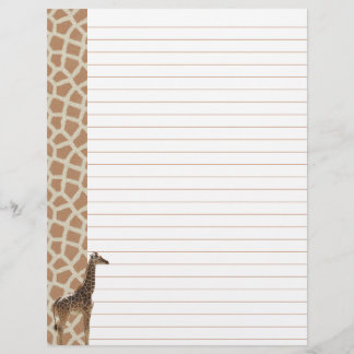 Giraffe Briefpapier