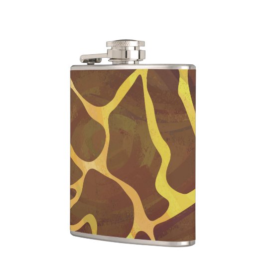 Giraffe Brown and Yellow Print Heupfles (Links)