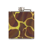 Giraffe Brown and Yellow Print Heupfles (Achterkant)