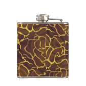 Giraffe Brown and Yellow Print Heupfles (Achterkant)