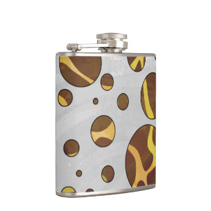 Giraffe Brown and Yellow Print Heupfles