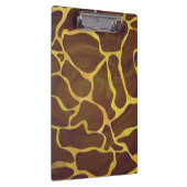 Giraffe Brown and Yellow Print Klembord (Rechts)