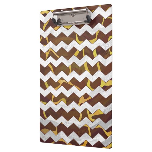 Giraffe Brown and Yellow Print Klembord (Links)