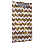 Giraffe Brown and Yellow Print Klembord (Rechts)