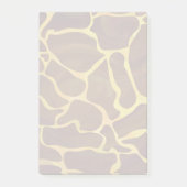 Giraffe Brown and Yellow Print Post-it® Notes (Voorkant)