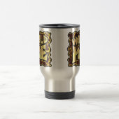 Giraffe Brown and Yellow Print Reisbeker (Center)