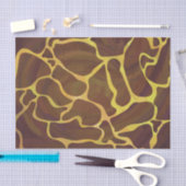 Giraffe Brown and Yellow Print Tissuepapier (Craft)