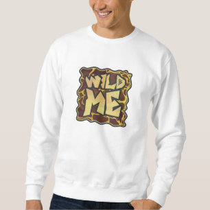 Giraffe Brown and Yellow Print Trui