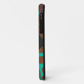Giraffe Brown en Blauwgroen print Case-Mate iPhone Case (Achterkant/links)