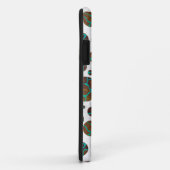 Giraffe Brown en Blauwgroen print Case-Mate iPhone Case (Achterkant/rechts)