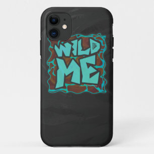 Giraffe Brown en Blauwgroen print iPhone 11 Hoesje