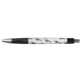 Giraffe Brown en Blauwgroen Silhouette Pen (Voorkant)