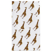Giraffe Brown en Geel Silhouette Klein Cadeauzakje (Achterkant)