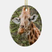 Giraffe browsen keramisch ornament (Rechts)