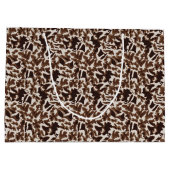 Giraffe Bruin Cadeauzak Groot Cadeauzakje (Achterkant)