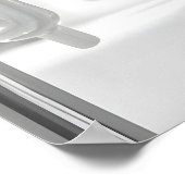 Giraffe Brushing Teeth Print, Funny Bathroom Poster (Hoek)