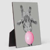 giraffe bubbel fotoplaat (Zijkant)
