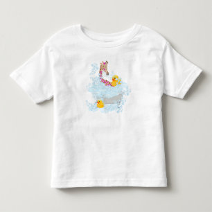 Giraffe, bubbelbad en rubberen eendjes kinder shirts