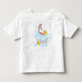 Giraffe, bubbelbad en rubberen eendjes kinder shirts