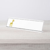 Giraffe Bureau Naambordje (Voorkant)
