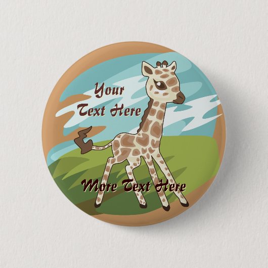 Giraffe Button (Voorkant)